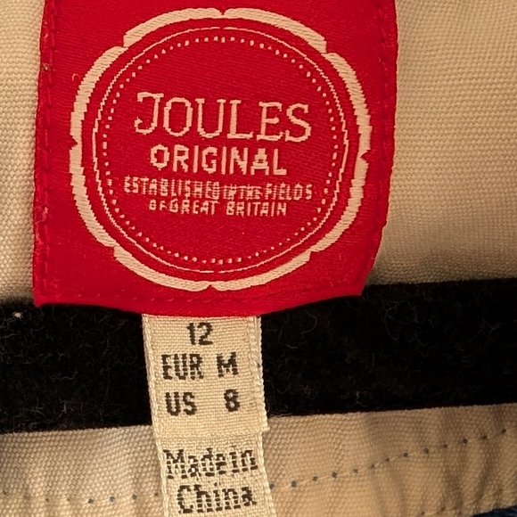 Joules Red & White Spirited Pullover Sweatshirt - Picture 5 of 7